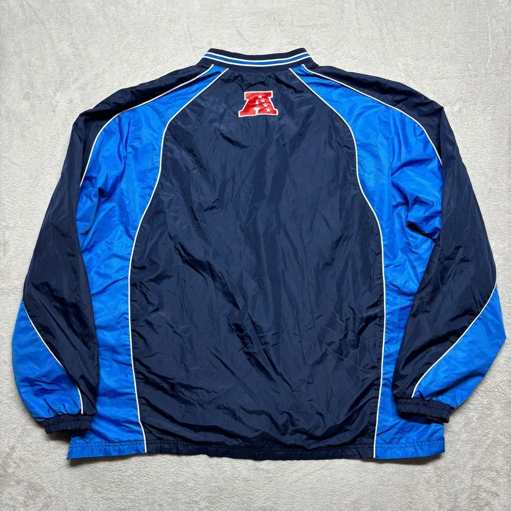 VTG Los Angeles Chargers Pullover Windbreaker Mens XXL NFL Football Jersey Lined